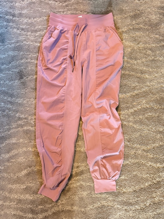 None Pants - Women’s Pink Jogger Track Pants - Casual Drawstring Waist